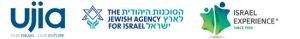 Logos of UJIA, The Jewish Agency for Israel and Israel Experience